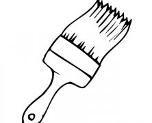 刷子物品简笔画步骤图片大全