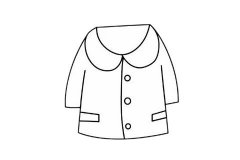 衣服简笔画步骤图解教程及图片大全