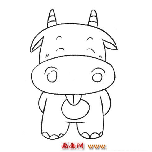 动物简笔画：牛魔王