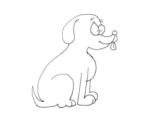 小狗简笔画