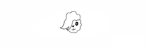 羊驼简笔画步骤图