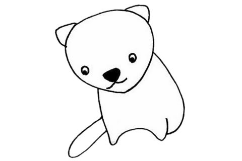 貂的简笔画
