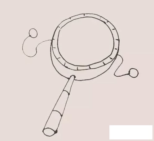 拨浪鼓简笔画