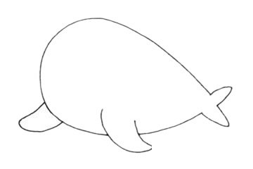 海象简笔画图片