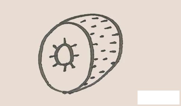 猕猴桃简笔画图片