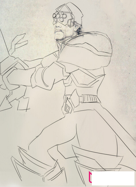 杜甫版易大师简笔画