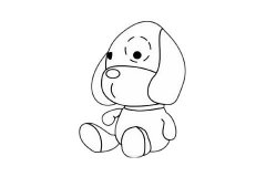 玩偶简笔画步骤教程及图片大全