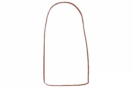 面包树简笔画图片步骤一