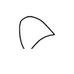 鞋子简笔画图片步骤一