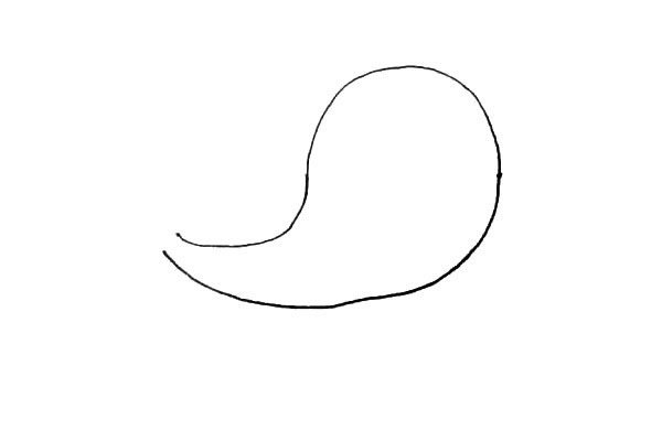 海豹简笔画步骤图