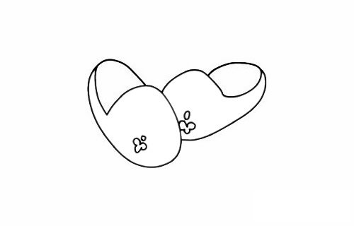 鞋子简笔画图片步骤五