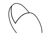 鞋子简笔画图片步骤二