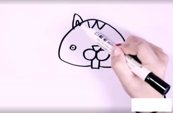 可爱小松鼠简笔画