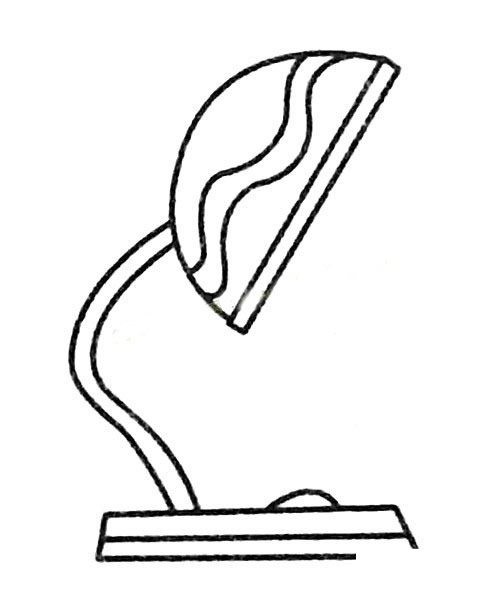 台灯简笔画大全及画法步骤