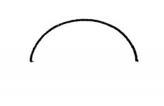 四步画出水母简笔画步骤图解