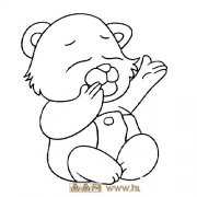 拍手的大熊猫简笔画