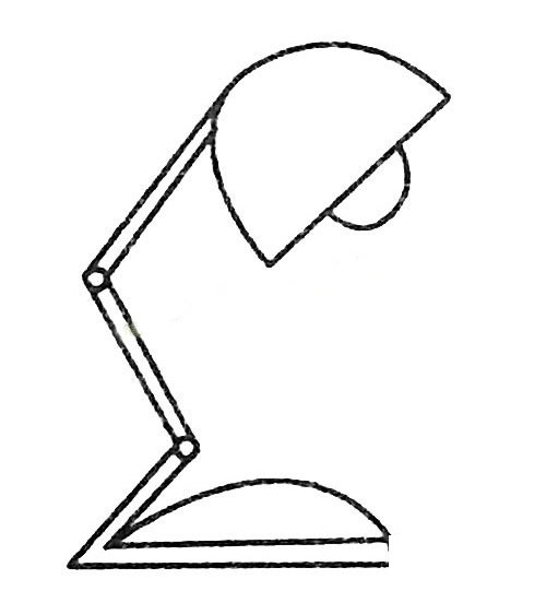 台灯简笔画大全及画法步骤