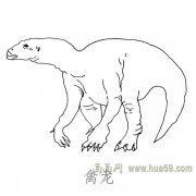 儿童简笔画恐龙:禽龙