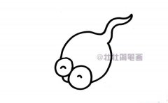 蝌蚪简笔画画法_怎么画蝌蚪的简笔画