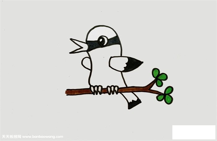 黄鹂怎么画