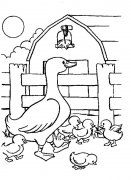 鸭子妈妈动物简笔画步骤图片大全二