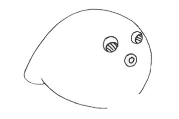 河豚简笔画图片