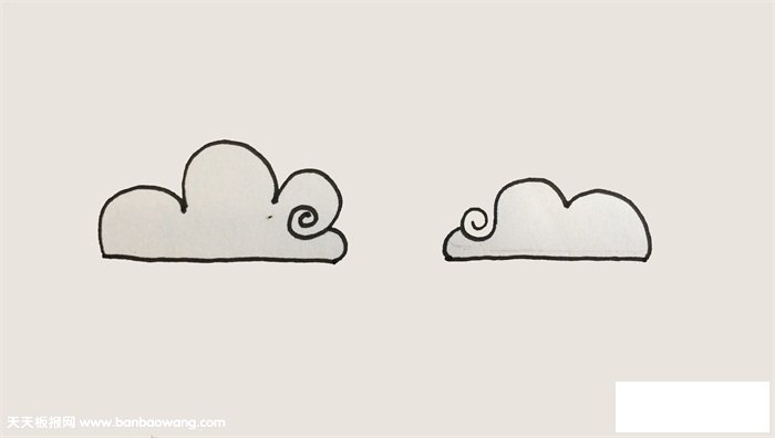 白云怎么画
