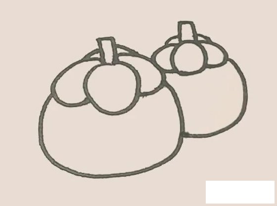 山竹简笔画图片