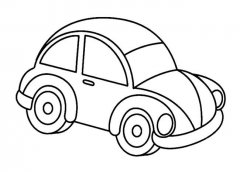 老爷车交通工具简笔画步骤图片大全