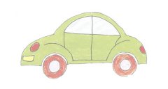 轿车简笔画的画法步骤教程