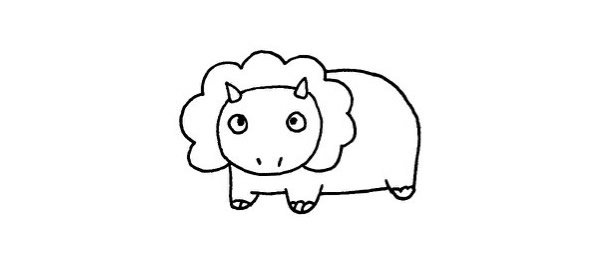 恐龙简笔画图片