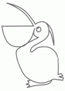 鹈鹕简笔画图片大全