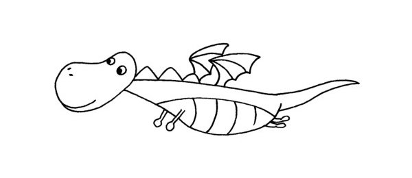 恐龙简笔画图片