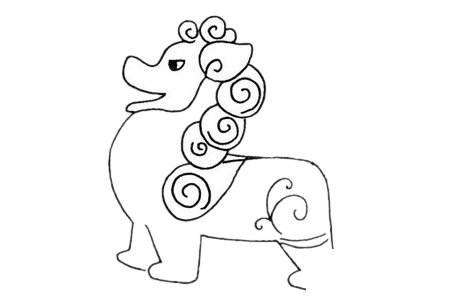 貔貅简笔画图片