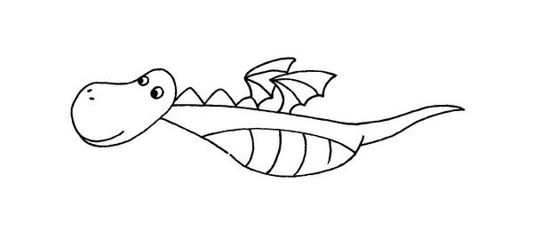 恐龙简笔画图片