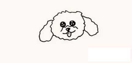 泰迪狗简笔画图片