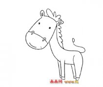 一匹大头马（儿童简笔画）
