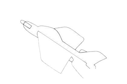 卡通飞机简笔画图片大全作品三