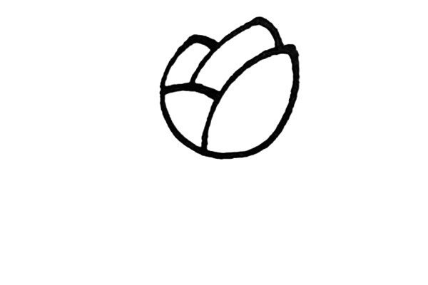 玫瑰花简笔画步骤图