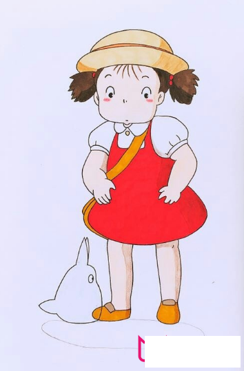 龙猫里的妹妹草壁米人物简笔画