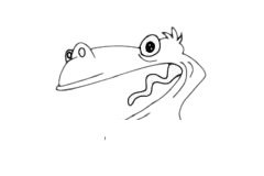 窃蛋龙简笔画图片步骤一