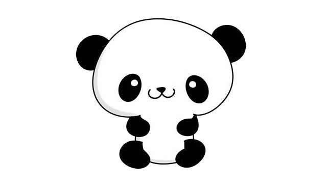 熊猫简笔画