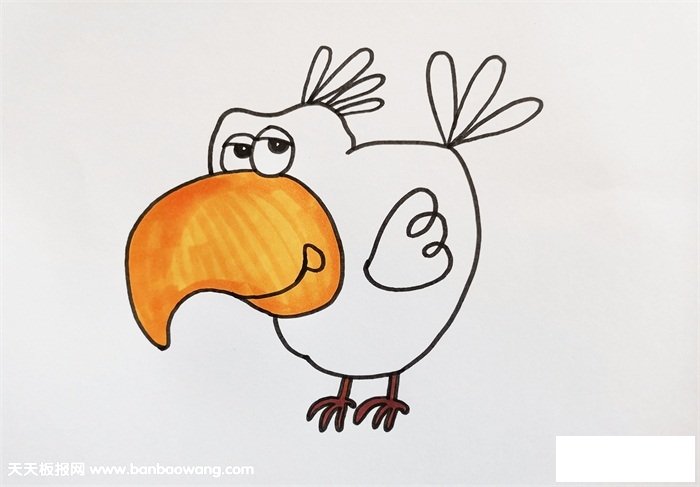 乌鸦怎么画简笔画