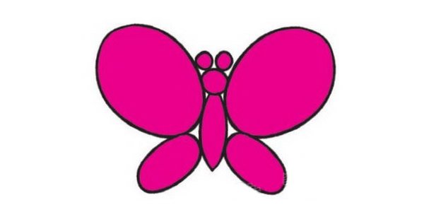 蝴蝶简笔画图片