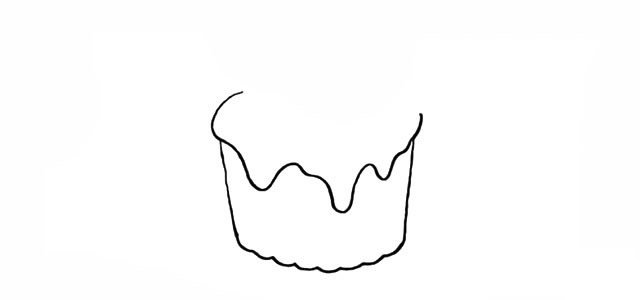 冰激凌简笔画步骤图