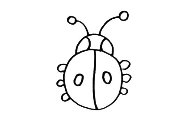 甲壳虫简笔画