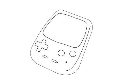 游戏机简笔画图片大全作品四