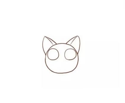 起司猫简笔画图片