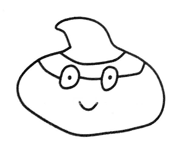 马蹄简笔画图片