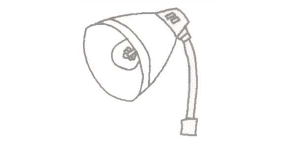 台灯简笔画图片